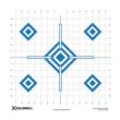 Caldwell Paper Target 16" Sight In Blue 10/ct