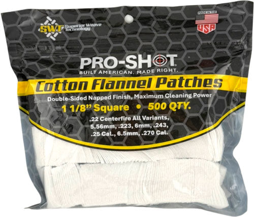 PRO SHOT CLEANING PATCH COTTON