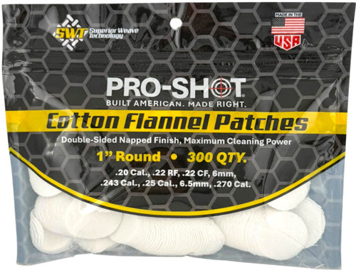 PRO SHOT CLEANING PATCH COTTON