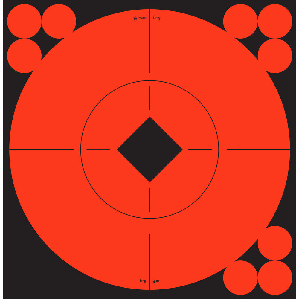 TARGET SPOTS 6IN ORANGE TARGET - 10 TARGETS