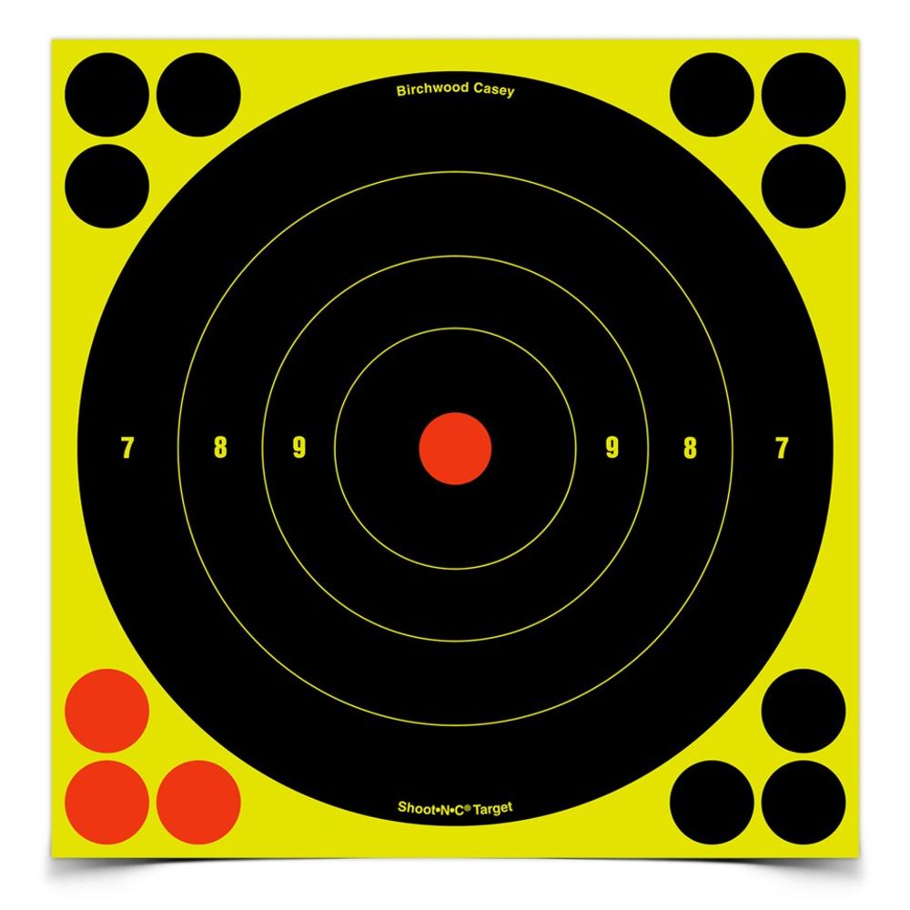 SHOOTNC 8IN BULLSEYE TARGET / 6 TARGETS
