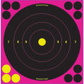 SHOOTNC 8IN PINK BULLSEYE TARGET / 6 TARGETS