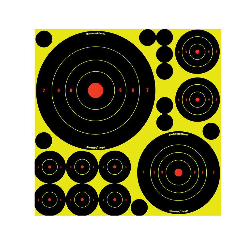 SHOOTNC 1IN 2IN 3IN 5.5IN 8IN BULLSEYE TARGETS / 50 TARGETS