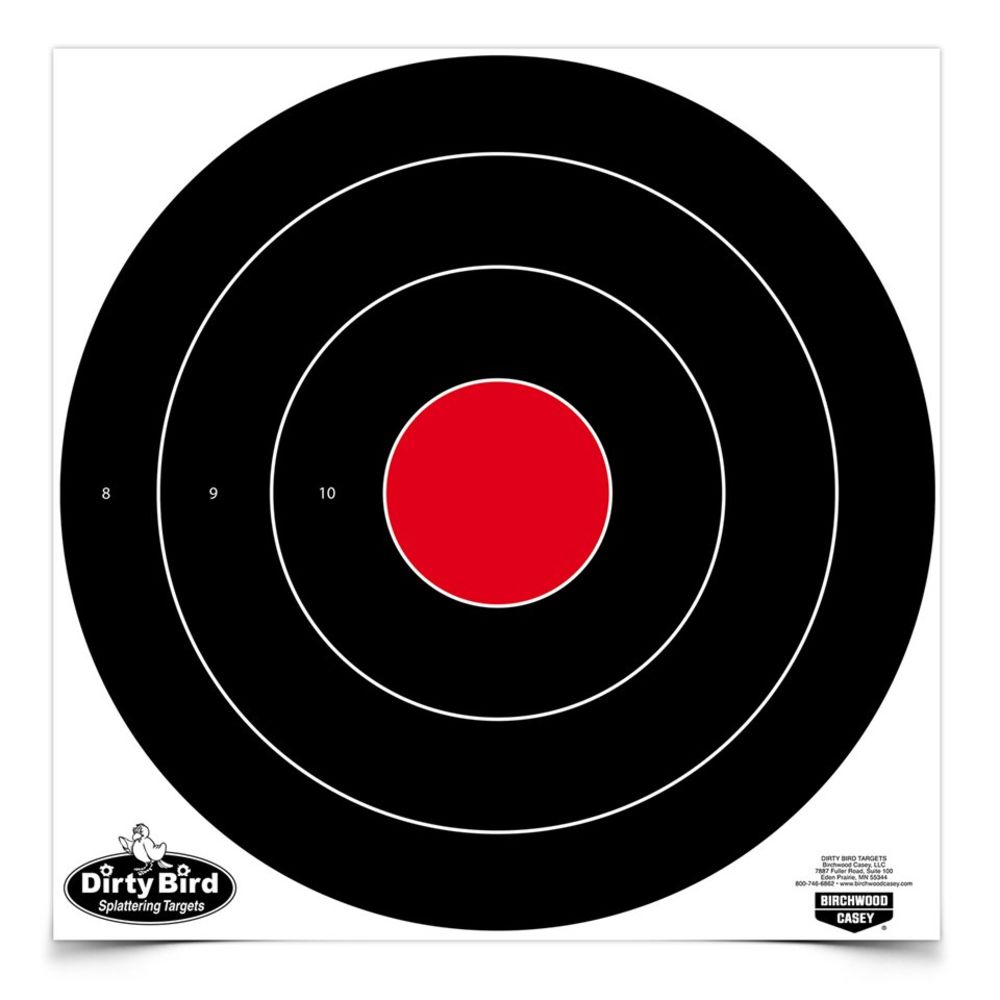DIRTY BIRD 17.25IN BULLSEYE TARGET - 5 SHEETS