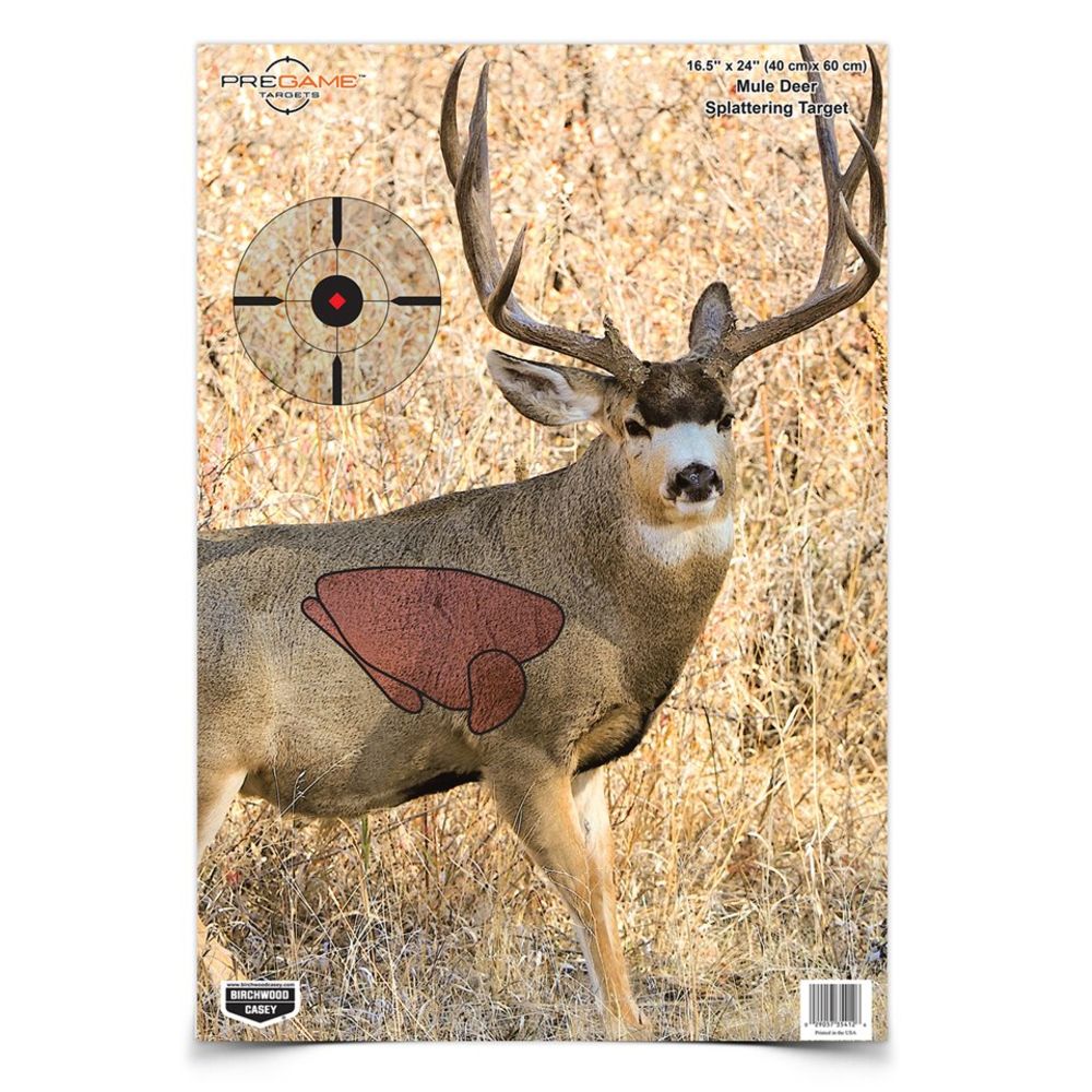 PREGAME 16.5IN X 24IN MULE DEER TARGET - 3 SHEETS