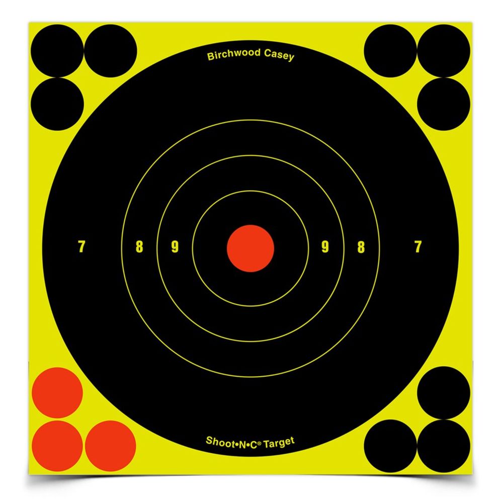 SHOOTNC 6IN BULLSEYE TARGET / 12 TARGETS