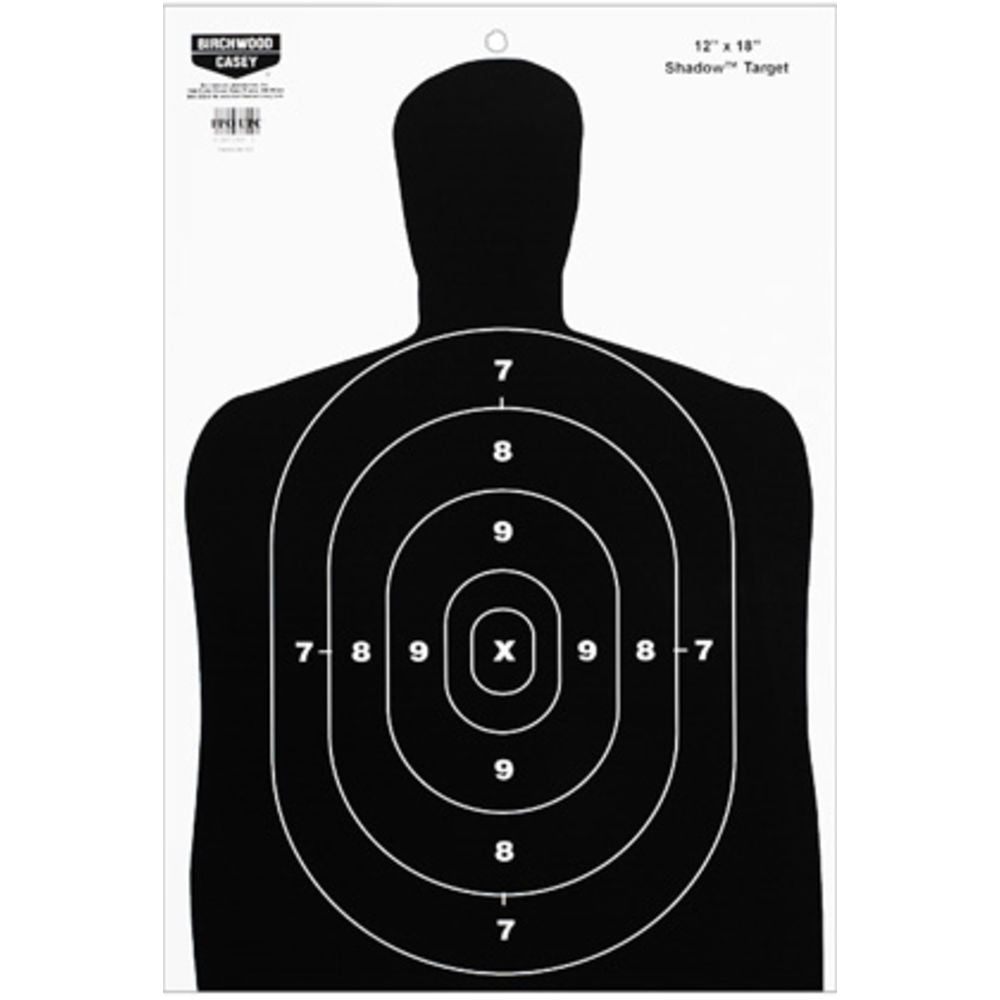 DIRTY BIRD 12IN X 18IN BC-27 SILHOUETTE TARGET - 100 SHEETS