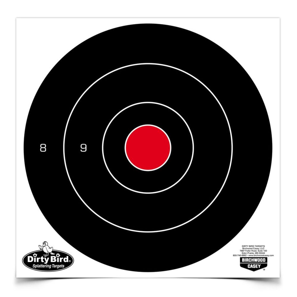 DIRTY BIRD 8IN BULLSEYE TARGET - 25 SHEETS