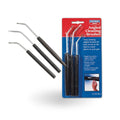 ANGLED CLEANING BRUSHES - BRONZE NYLON & STAINLESS BRUSHES (3 PACK)
