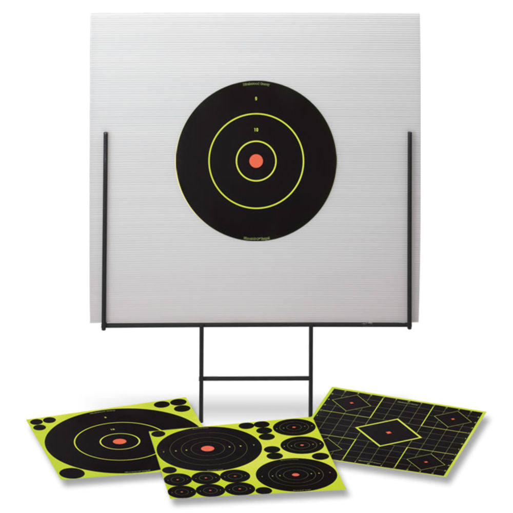 PORTABLE SHOOTING RANGE / 18IN X 18IN BACKBOARD & TARGETS KIT