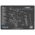 S&W M&P SCHEMATIC GRAY/BLUE