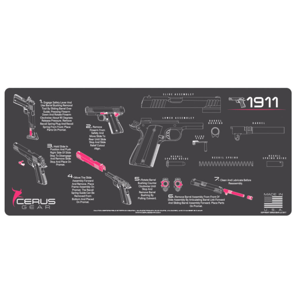1911 INSTRUCTIONAL GRAY/PINK