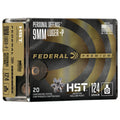 PREM 9MM LUG P HST JHP 124GR 20/BX
