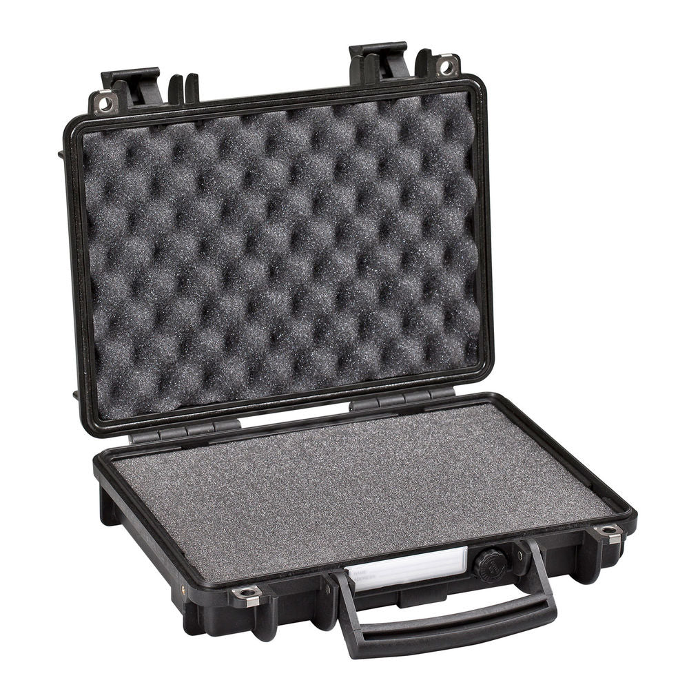 SINGLE PISTOL CASE BLK PRE CUBED FOAM