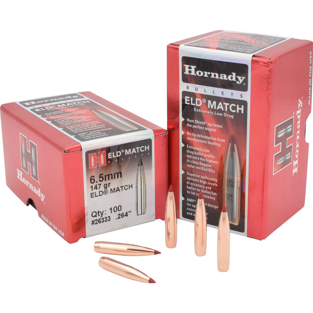 BULLET 6.5MM .264 147 GR ELD MATCH 100/BX