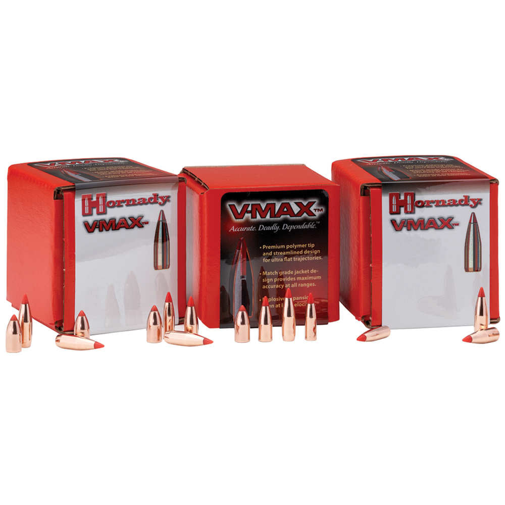 BULLET 22 CAL 224 50GR V-MAX 100/BX