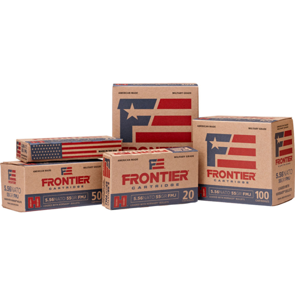 AMMO FRONTIER 5.56 62GR FMJ 20/BX