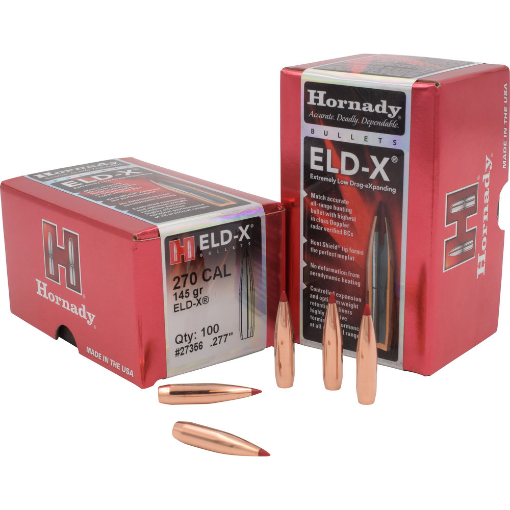 BULLET 270 CAL .277 145 GR ELD-X 100/BX