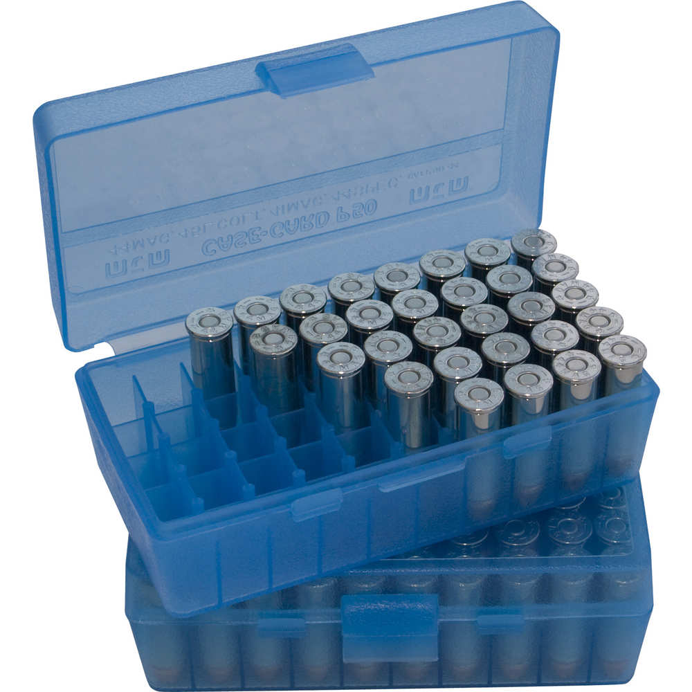 P50 XLG HNDGN AMMO BOX 50RD - CLR BLUE