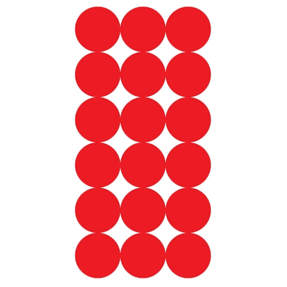1IN REPAIR PATCHES - 288 RED & BLACK PAT