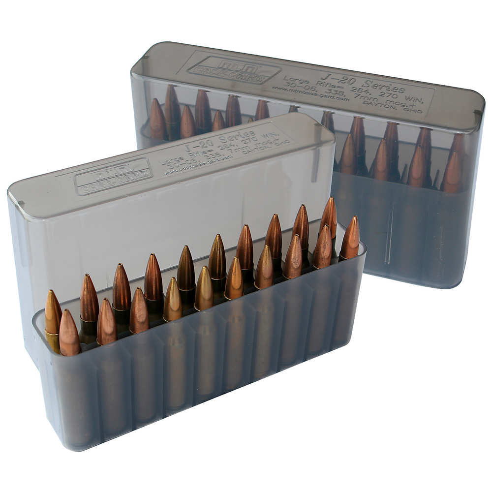 SLIPTOP LGE RIFLE CTG BOX 20RD - CLR SMK