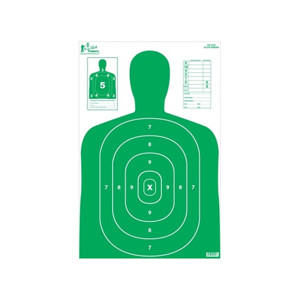 23IN X 35IN B27-E SILH TGT GREEN 5PK