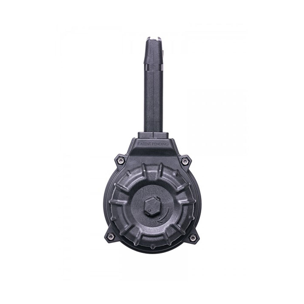 FITS GLOCK 17/19 9MM 50 RD DRUM BLK PLY
