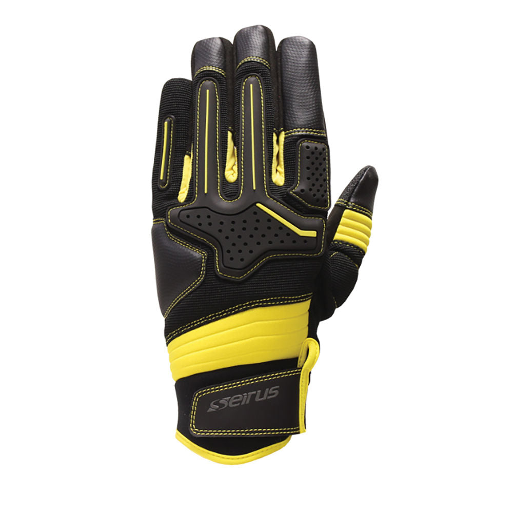 HWS WORKMAN DAKOTA GLOVE MENS BLK/YLW 2X