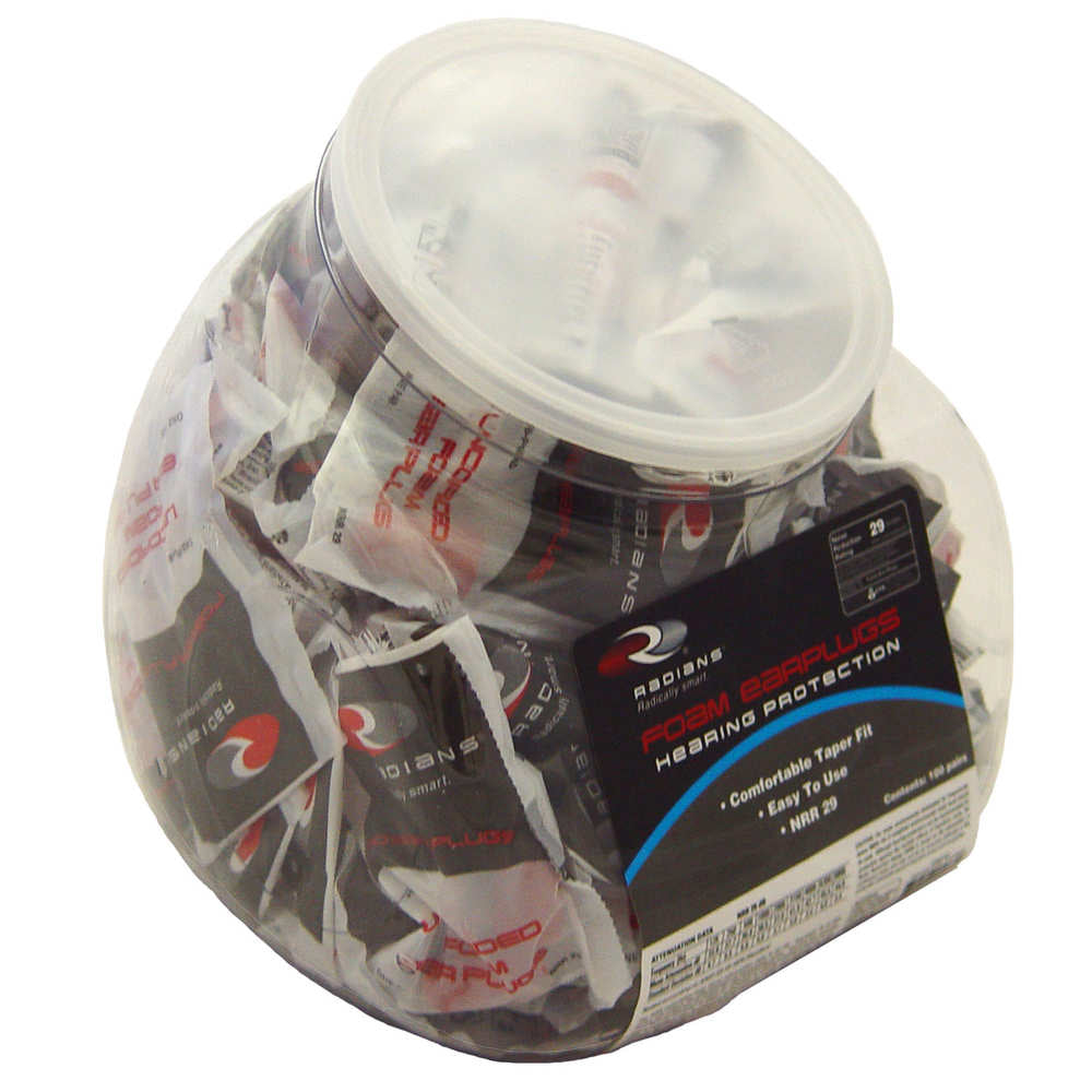 FOAM EARPLUGS UNCORDED NRR 32 100PR JAR