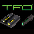 TFO GLOCK HIGH SET GRN YLW