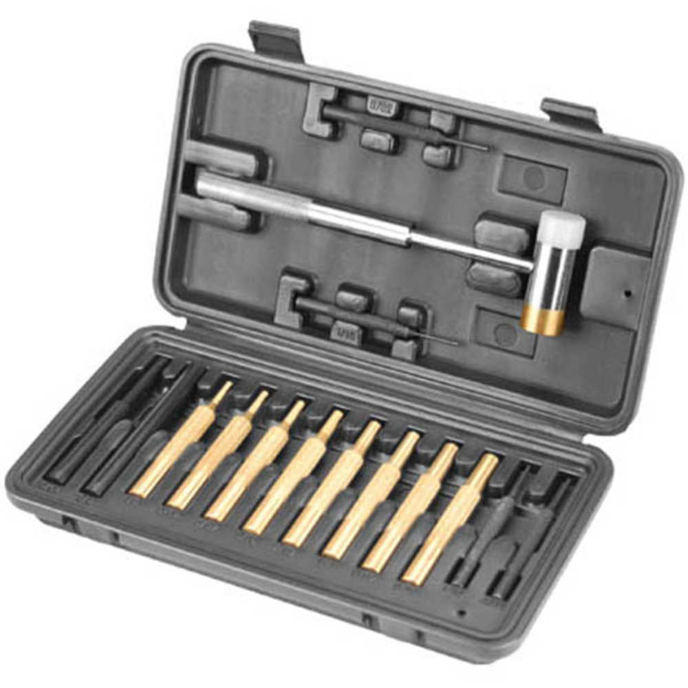 HAMMER AND PUNCH SET PLASTIC CASE