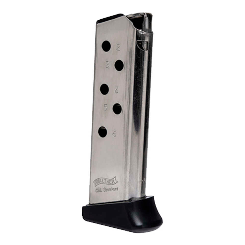 PPK 380 6RD FINGER REST NKL MAG