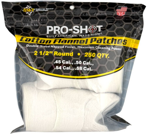 PRO SHOT CLEANING PATCH COTTON