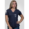 WMENS VNECK AMERICA RELAXD FIT TSHIRT XL