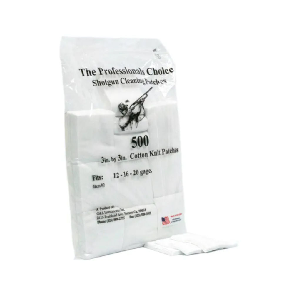 CTTN KNIT SQ 12/16/20GA 3X3 500PK