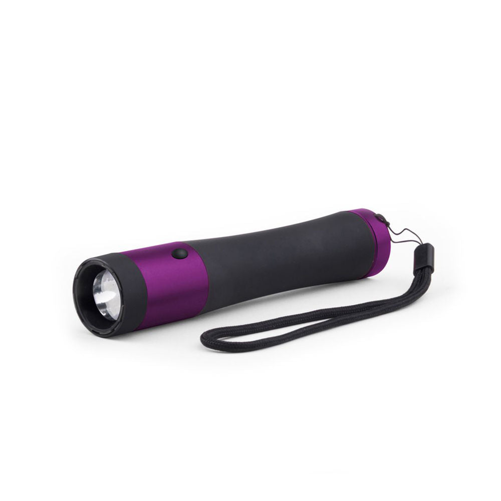 IVY 200LUM FLS HI STUN GUN RECH GRIP PUR