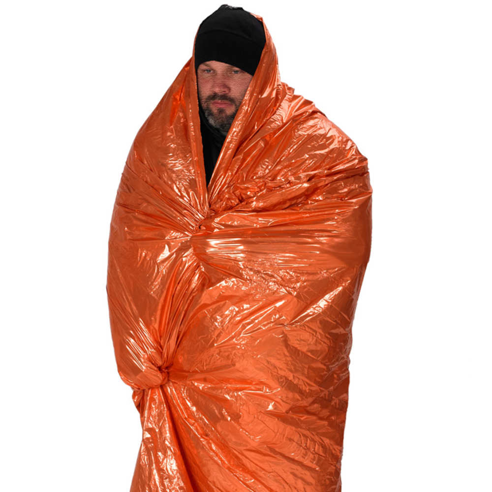 NDUR EMERGENCY SURVIVAL BLANKET ORG/SIL