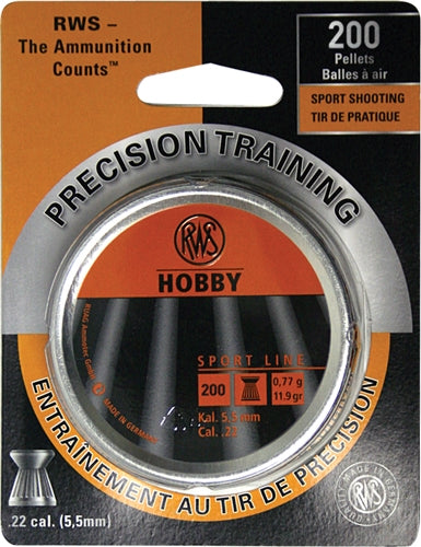 RWS PELLETS 22 HOBBY 11.9GR
