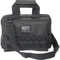 DLX 2 PISTOL RANGE BAG W/STRAP BLK