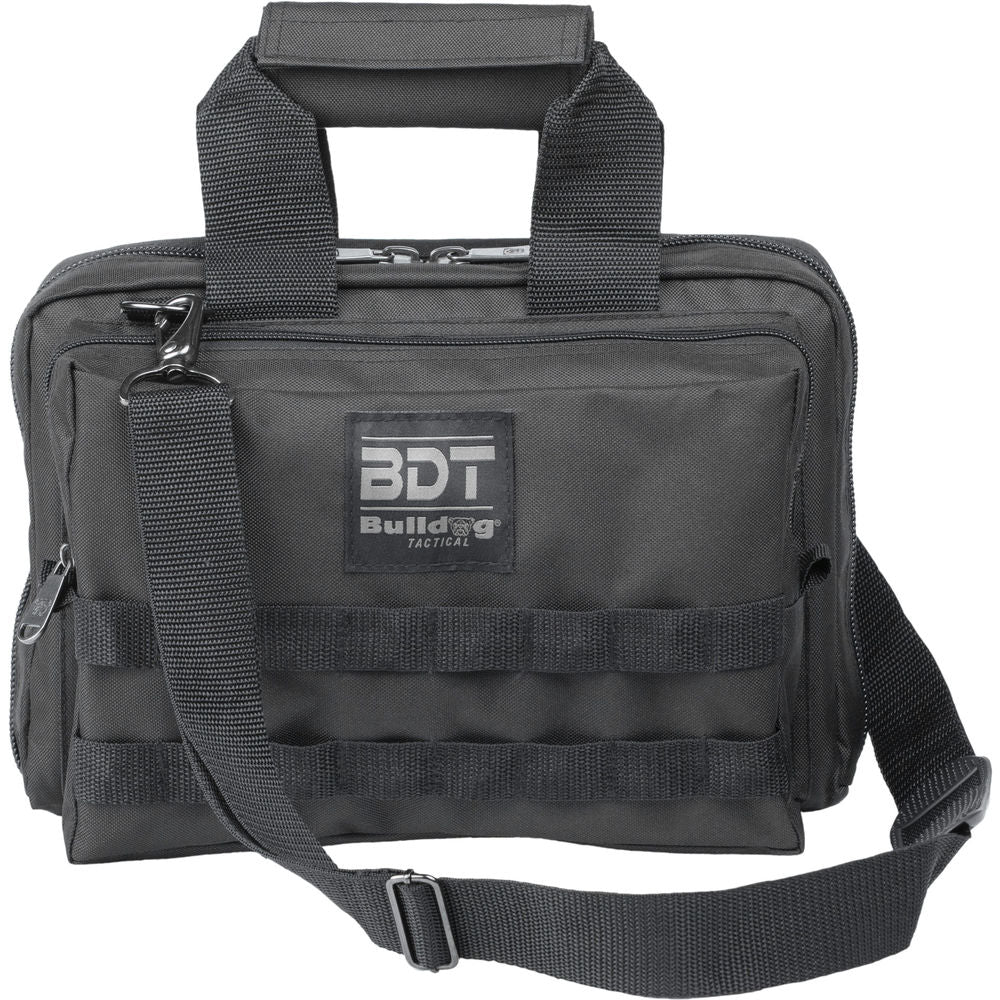 DLX 2 PISTOL RANGE BAG W/STRAP BLK