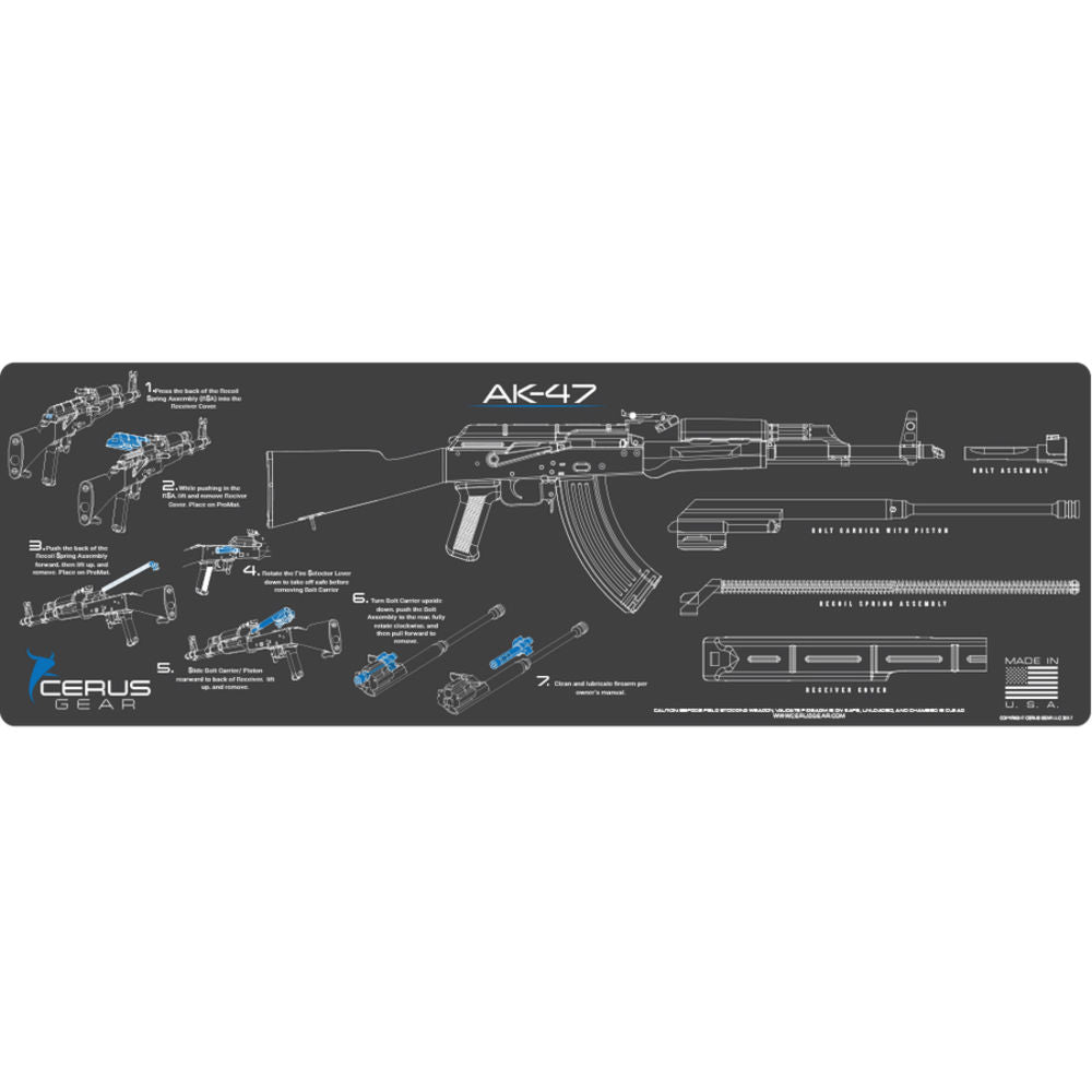AK-47 INSTRUCTIONAL GRAY/BLUE