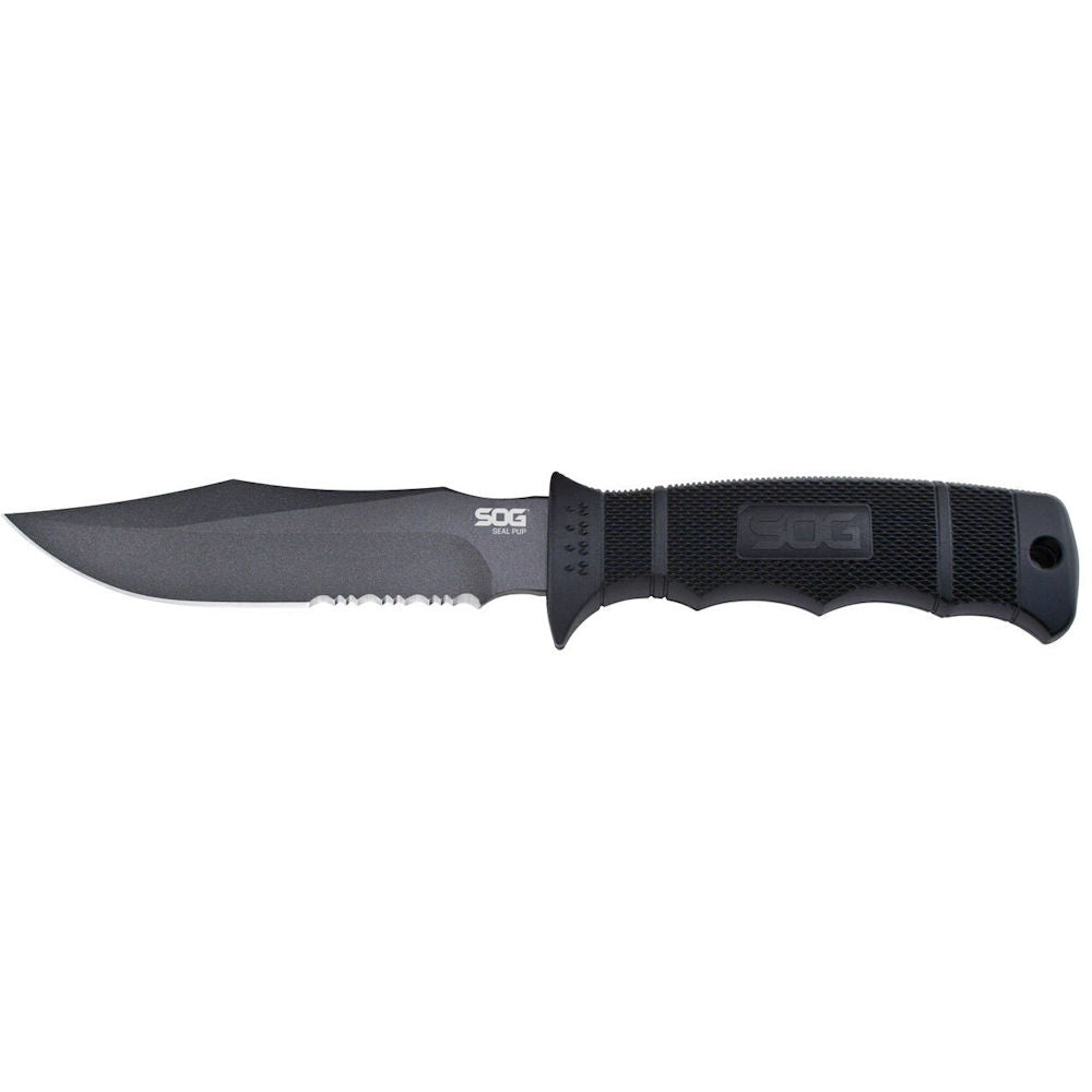 SEAL PUP NYLON SHEATH FIXED BLD KNIFE