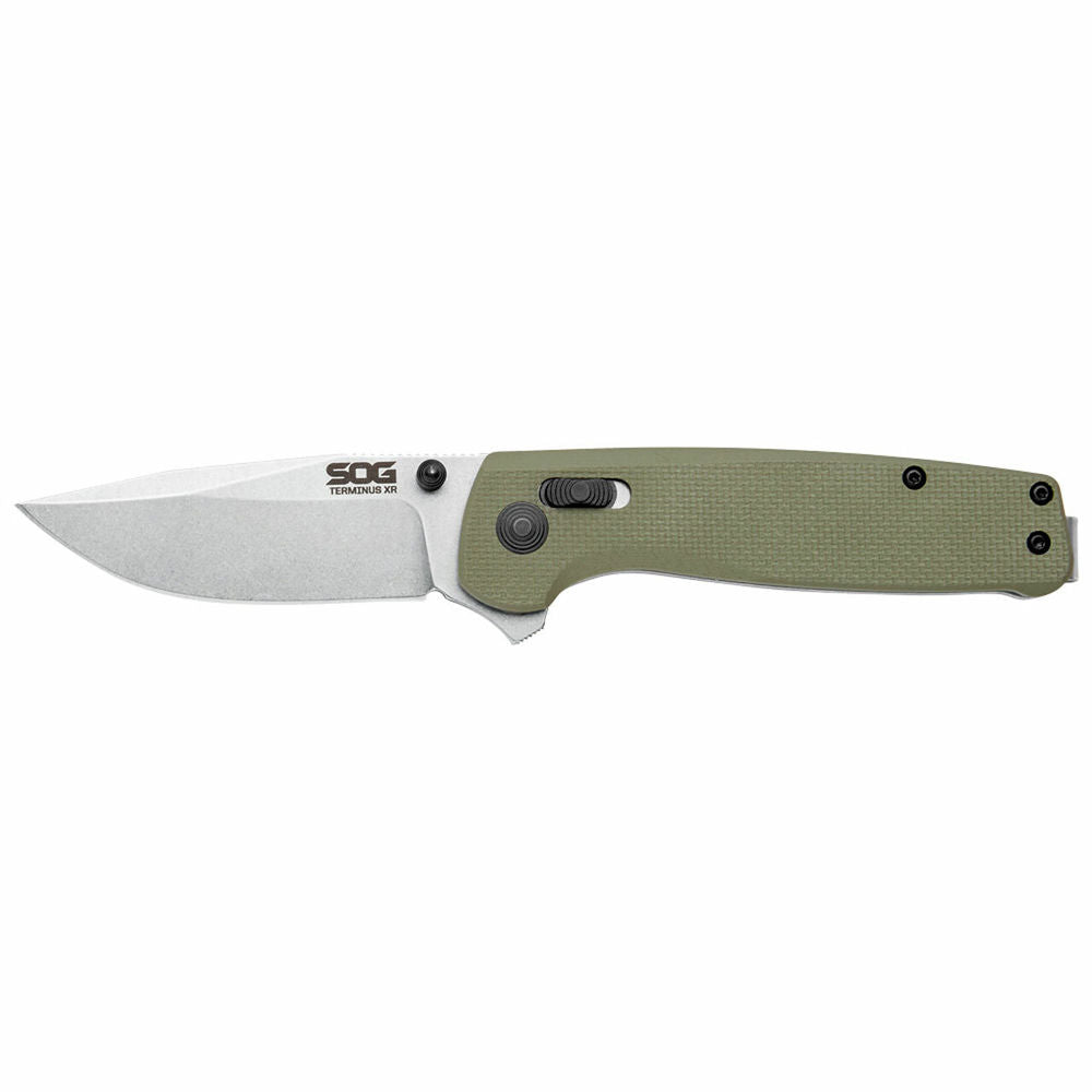 TERMINUS XR G10 OLIVE DRAB FOLDING KNIFE