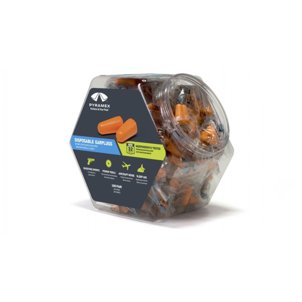 RET 100PR UNCORD TPR DISP EARPLUG 32DB