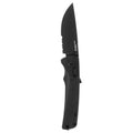 FLASH AT BLACKOUT PARTIALLY SERRATED FLD