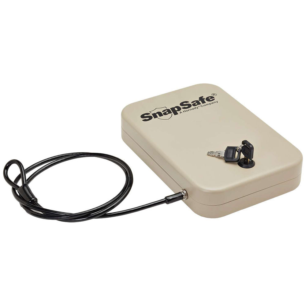 SNAPSAFE LOCK BOX WITH KEY LOCK XL FDE