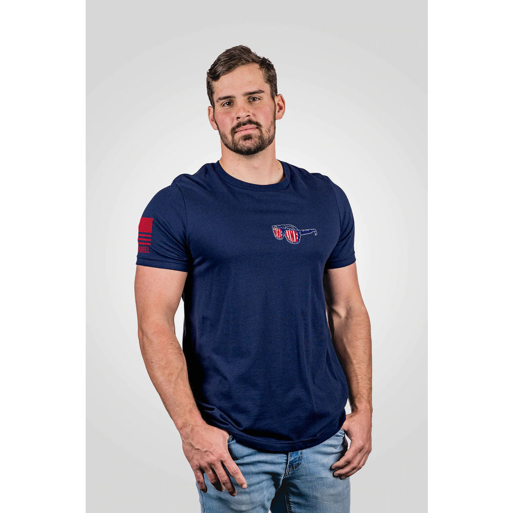 MENS TSHIRT THEY LIVE NAVY XL