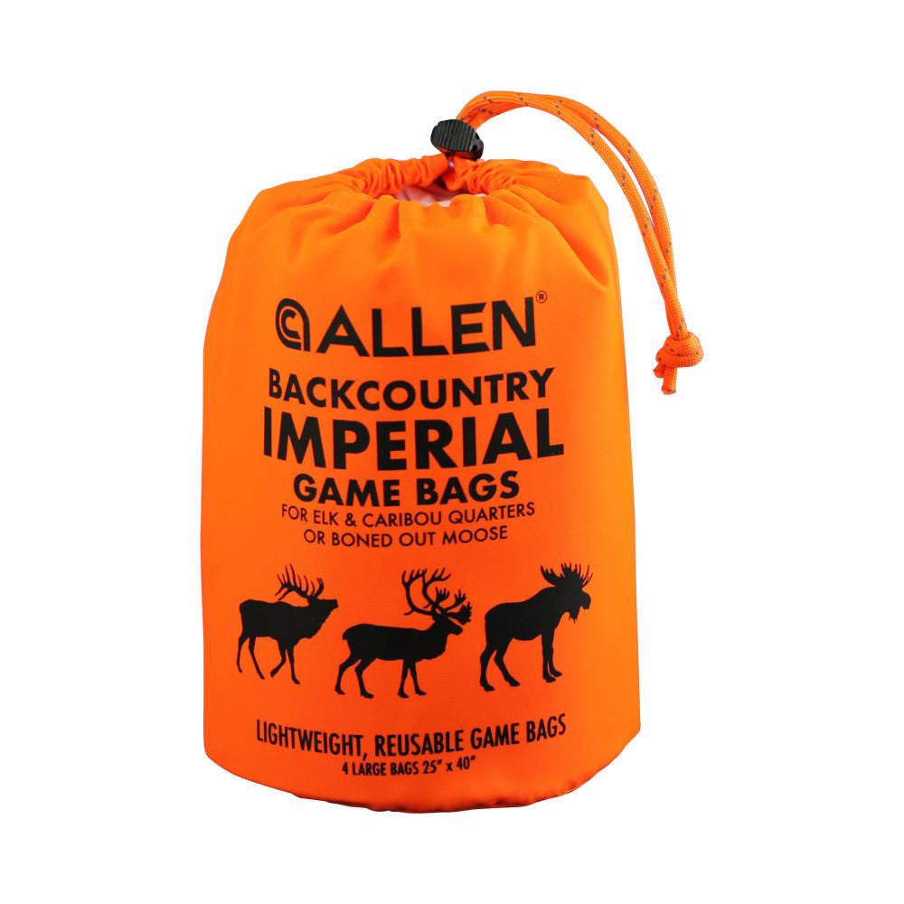 BACKCOUNTRY IMP ELK GM BAG 25X40 4PK WHT