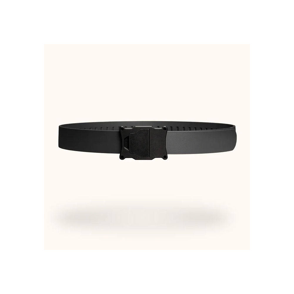 APOGEE BELT BLACK BUCKLE/GREY BELT