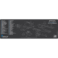 RUGER PC CARBINE SCHEMATIC CHAR GRAY